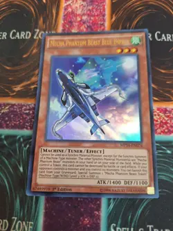 Yugioh Mecha Phantom Beast Blue Impala MP14-EN076 Ultra Rare 1st Edition NM - Image 1