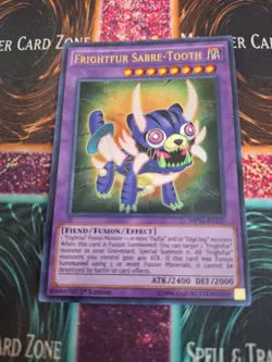 Yugioh Frightfur Sabre-Tooth MP16-EN132 Ultra Rare 1st Edition Near Mint - Image 1