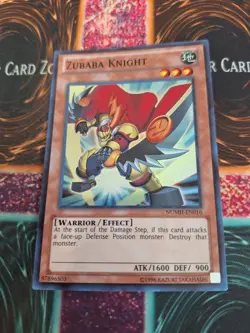 Yugioh Zubaba Knight NUMH-EN016 Super Rare Unlimited Near Mint - Image 1