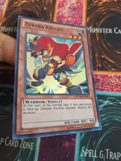 Yugioh Zubaba Knight NUMH-EN016 Super Rare Unlimited Near Mint - Image 2