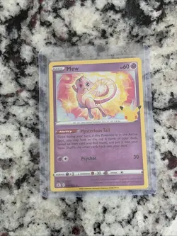 Mew - 11/25- Celebrations - Ultra Rare Holo Foil - Mint Condition - Pokemon Card - Image 1