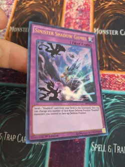 Yugioh Sinister Shadow Games MP15-EN114 Ultra Rare 1st Edition Near Mint - Image 2