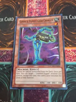 Yugioh Gimmick Puppet Gear Changer NUMH-EN006 Super Rare Unlimited Near Mint - Image 1