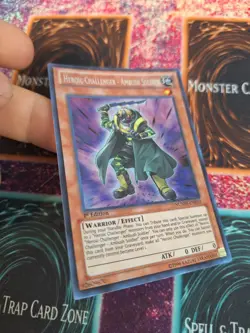 Yugioh Heroic Challenger - Ambush Soldier NUMH-EN010 Secret Rare 1st Edition NM - Image 2