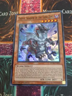 Yugioh Taotie, Shadow of the Yang Zing NECH-EN031 Super Rare 1st Edition NM - Image 1