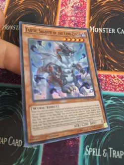 Yugioh Taotie, Shadow of the Yang Zing NECH-EN031 Super Rare 1st Edition NM - Image 2