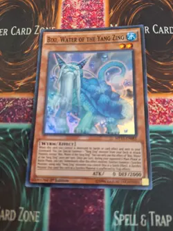 Yugioh Bixi, Water of the Yang Zing DUEA-EN030 Super Rare 1st Edition Near Mint - Image 1