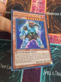 Yugioh Coach Captain Bearman MP14-EN118 Ultra Rare 1st Edition Near Mint - Image 2