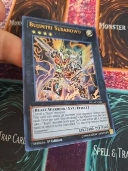 Yugioh Bujintei Susanowo MP14-EN100 Ultra Rare 1st Edition Near Mint - Image 2