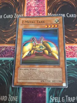 Yugioh Z-Metal Tank MFC-006 Super Rare Unlimited Heavily Played - Image 1
