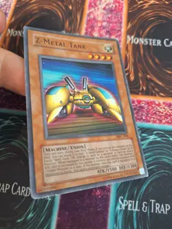 Yugioh Z-Metal Tank MFC-006 Super Rare Unlimited Heavily Played - Image 2