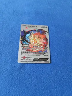 Charizard V Evolution 508HP Silver Foil Fan Art Card SMP 26-43 - Image 1
