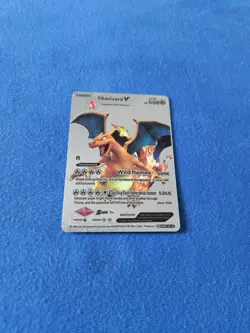 Charizard V Evolution 508HP Silver Foil Fan Art Card SMP 26-43 - Image 1