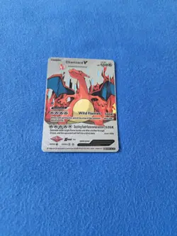 Charizard V Evolution 508HP Silver Foil Fan Art Card SMP 26-43 - Image 1