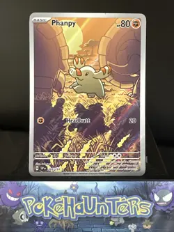 Pokemon Card Phanpy 205/191 Illustration Rare Surging Sparks Near Mint - Image 1