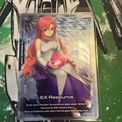 Lacus Clyne EX Resource Gundam Card Game EXRP-002 Promo TCG Gundam Seed 2025 - Image 1