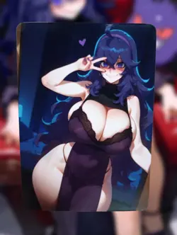 Hex Maniac Pokemon Anime Waifu Sexy Goddess Doujin Lewd Hentai Card - Image 1