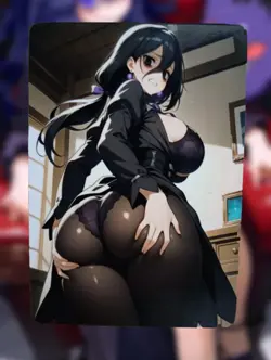 Hex Maniac Pokemon Anime Waifu Sexy Goddess Doujin Lewd Hentai Card - Image 1