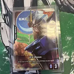 Gundam Card Game Strike Gundam EX Base Card EXBP-002 TCG Gundam Seed Kira Promo - Image 1