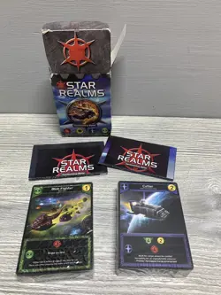 Star Realms Deckbuilding Card Game Complete Box Set Factory Sealed Damaged Box - Image 2