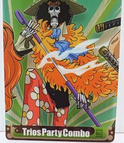 One Piece Brook NM Morinaga Clear Plastic Card Japanese Rare - Image 3