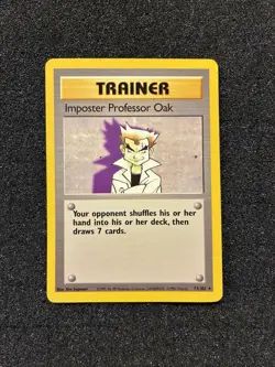 1999 Mint Pokemon Imposter Professor Oak Trainer - Image 1