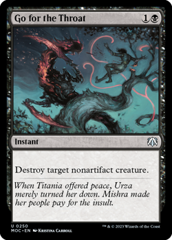 Go for the Throat (MOC 250) Near Mint - MTG single - Image 1
