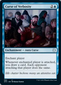 Curse of Verbosity (AFC 82) Near Mint - MTG single - Image 1