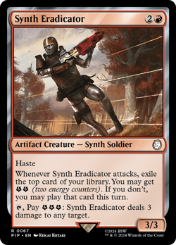 Synth Eradicator (PIP 67) Near Mint Foil - MTG single - Image 1