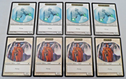 MTG Angel + Pentavite Tokens (x8) Scourge / Mirrodin Player Rewards, 2004, Magic - Image 2
