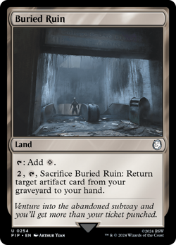 Buried Ruin (PIP 254) Near Mint Foil - MTG single - Image 1