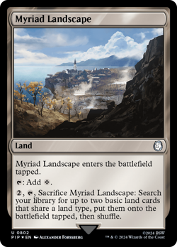 Myriad Landscape (PIP 802) Near Mint Foil - MTG single - Image 1