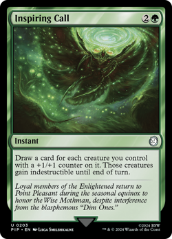 Inspiring Call (PIP 203) Near Mint Foil - MTG single - Image 1