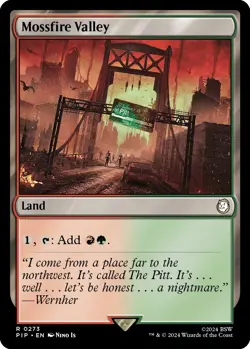 Mossfire Valley (PIP 273) Near Mint Foil - MTG single - Image 1