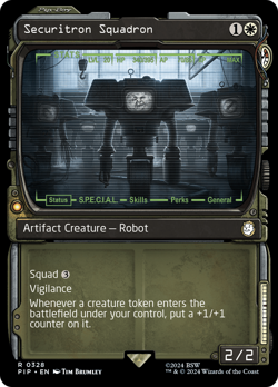 Securitron Squadron (PIP 328) Near Mint Foil - MTG single - Image 1