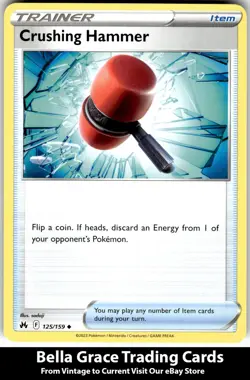 Crushing Hammer #125/159 Crown Zenith Pokemon Uncommon - Image 1