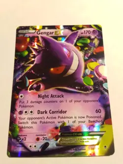 Pokemon TCG Gengar EX 34/119 Ultra Rare Holo, XY - Phantom Forces LP/MP - Image 3