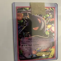 Pokemon TCG Gengar EX 34/119 Ultra Rare Holo, XY - Phantom Forces LP/MP - Image 3