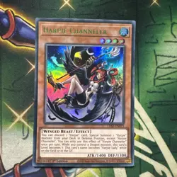 Yugioh! Harpie Channeler LDS2-EN073 Ultra Rare 1st Edition NM GREEN - Image 1