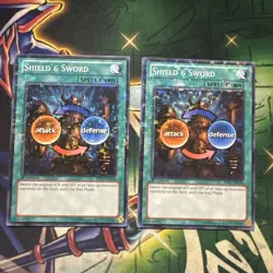 Yugioh! Shield & Sword x2 BP02-EN130 Mosaic Rare 1st Edition VLP/NM - Image 1