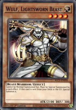 Wulf, Lightsworn Beast - 1st Edition BLC1-EN058 - NM - YuGiOh - Image 1