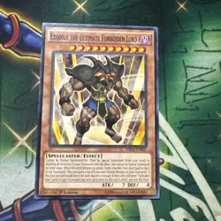 Yugioh! Exodius the Ultimate Forbidden Lord MIL1-EN007 Common 1st Edition LP - Image 1