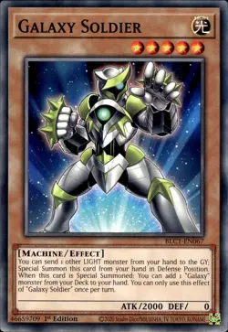 Galaxy Soldier - 1st Edition BLC1-EN067 - NM - YuGiOh - Image 1
