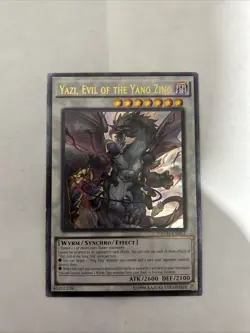Yugioh Yazi, Evil of the Yang Zing NECH-EN051 Ultimate Rare 1st Ed LP - Image 1