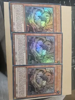 3 x GFP2-EN083 Tenyi Spirit - Adhara - Ultra Rare 1st Edition Near Mint YuGiOh - Image 1