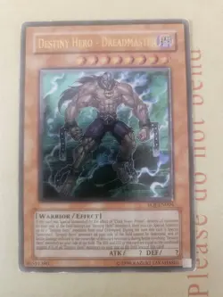 Yugioh EOJ-EN004 Destiny Hero - Dreadmaster : Ultimate Rare Unlimited edition - Image 1