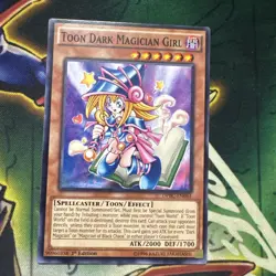 Yugioh! Toon Dark Magician Girl DPBC-EN044 Common 1st Edition NM - Image 1