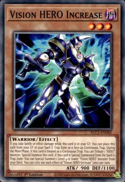 Vision HERO Increase - 1st Edition BLC1-EN082 - NM - YuGiOh - Image 1