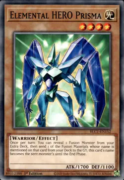 Elemental HERO Prisma - 1st Edition BLC1-EN152 - NM - YuGiOh - Image 1