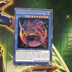 Yugioh! Magician of Black Chaos MAX TN19-EN002 Secret Rare Limited Edition NM - Image 1